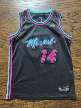 NBA Kids Black Miami Heat Basketball Jersey #14 Herro